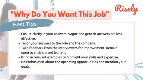 10 Examples To Answer Why Do You Want This Job Risely