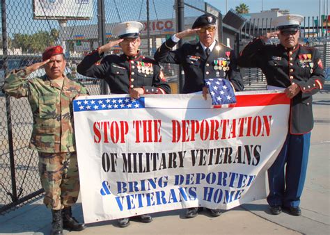 Human Rights Column Disposable People Deporting Us Veterans The Volunteer