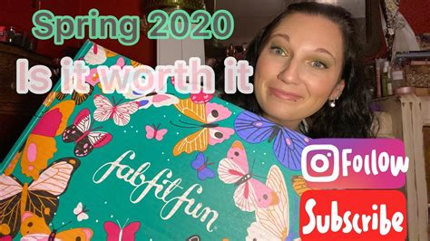 Fab Fit Fun Spring 2020 Small Rant Unboxing Youtube
