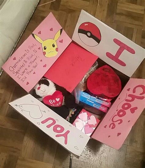 Best anime gifts for him. Valentines day pokemon themed care package | Valentines ...