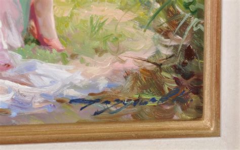 sold price konstantin razumov 1974 russian nude in the flower garden standing in a