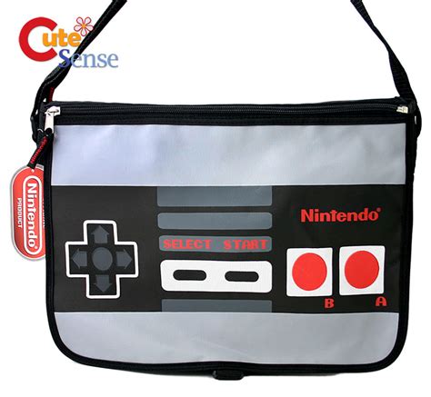 Nintendo Game Controller Messenger Bag Reversible Flap