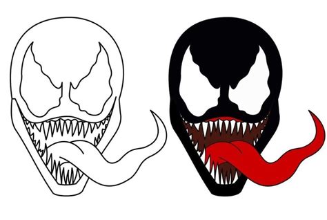 17 Venom Para Colorear Kerynsaffron