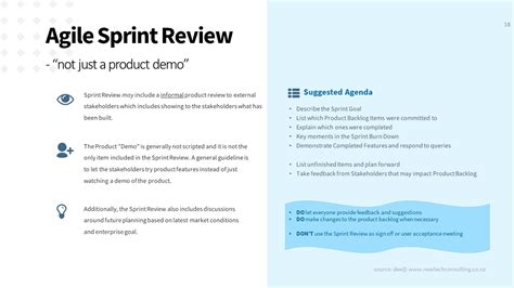 Agile Sprint Review Slide Newtech Consulting