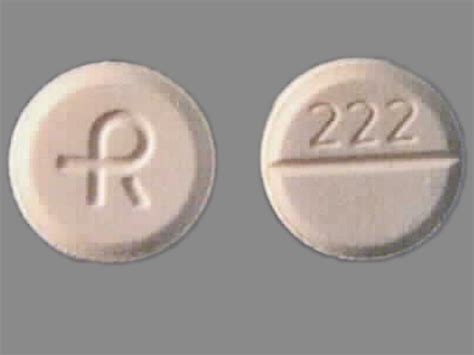 R 222 Pill Orange Round 8mm Pill Identifier
