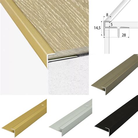 Non Slip Aluminium Lvt Stair Nosing Edge Profile Trion Supplies
