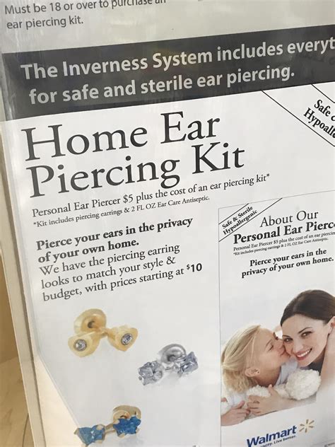 Trying to decide which parts of your ear to get pierced? Walmart sells at-home ear piercing kits : mildlyinteresting
