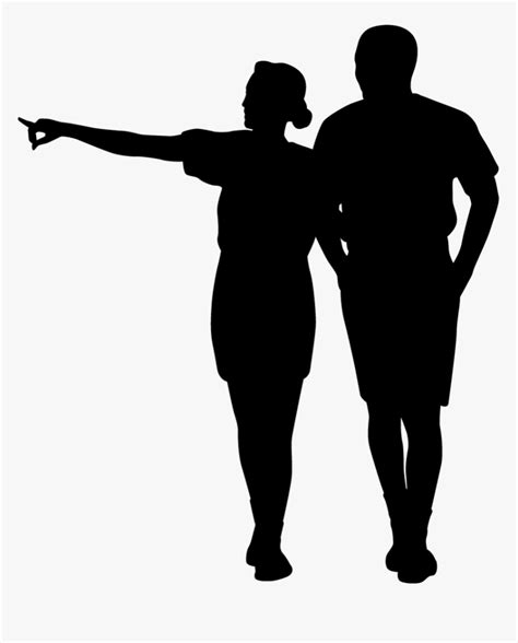 Silhouette Drawing Clip Art Silhouettes Of People Png Transparent Png Kindpng