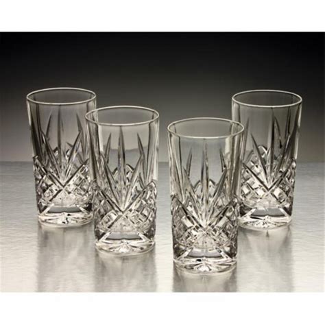 Godinger 25723 Dublin Set Of Four Crystal Highball Glasses 4 Harris Teeter