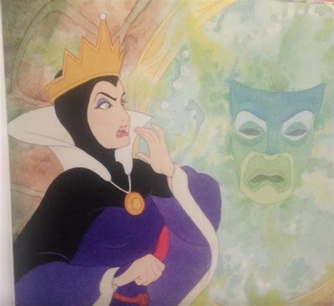 evil queen snow white s stepmother and her magic mirror snow white disney krishna art snow