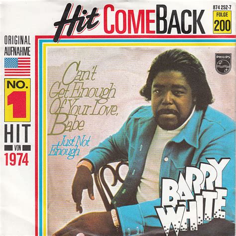 Barry White Cant Get Enough Of Your Love Babe 1989 Vinyl Discogs