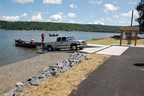 Dec Opens Up New 622 000 Boat Launch On Otisco Lake For Public Use