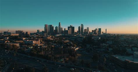 Downtown Los Angeles Skyline Footage Videos And Clips In Hd And 4k