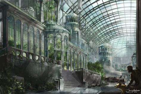 Greenhouse By Travis Anderson On Deviantart Fantasy Landscape