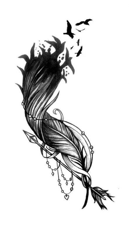 Feather Tattoo By Allimonae Deviantart Com On Deviantart Tattoosformen Feather Tattoos