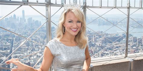 Miss America 2017 Savvy Shields Visits The Empire State Building In NYC