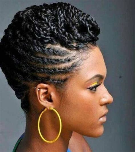 Classy hair up hairstyle for girls with medium hair. 15 Updo Hairstyles for Black Women Who Love Style In 2020