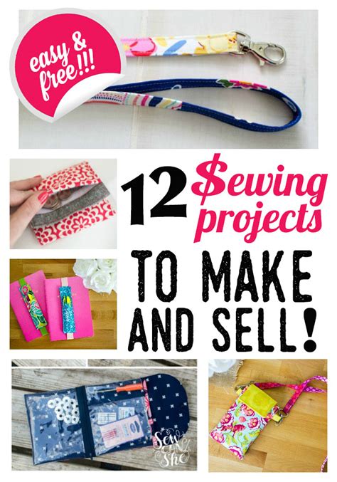 12 Easy Sewing Projects To Make And Sell Free Patterns