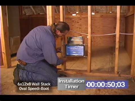 Strive to install the ducts as straight as possible when installing them from your basement hvac system to ensure that the heating ducts emerge at external walls. How To Install Wall Stack Duct | TcWorks.Org