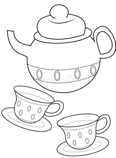 Check out our teacup poodle selection for the very best in unique or custom, handmade pieces from our tea cups & sets shops. Teacup Coloring Page Stock Illustration - Image: 50480610