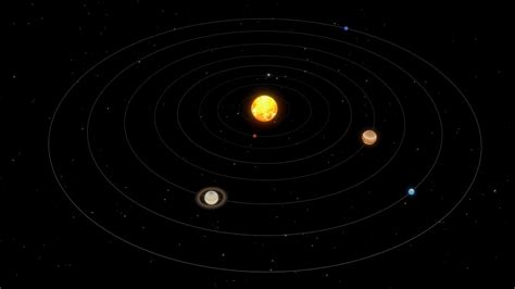Animated Solar System 3d Model Youtube