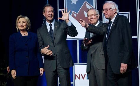 Clinton Sanders And Omalley Save Sharpest Jabs For Gop In Las