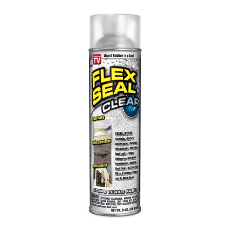 Flex Seal Liquid Aerosol Rubber Sealant Coating 14 Oz Clear Walmart
