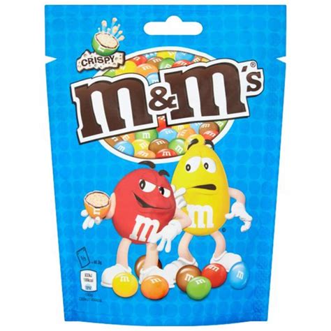 Mandms Crispy 12 X 107g Planet Candy Irelands Leading Online Sweet Shop