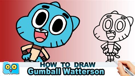 How To Draw Gumball Watterson The Amazing World Of Gumball Youtube