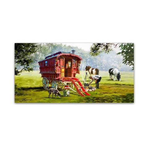 The Macneil Studio Gypsy Caravan Canvas Art Overstock 15645883