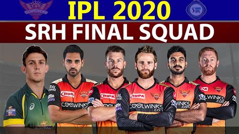 The hyderabad franchise at present is owned by kalanithi maran of sun tv. IPL 2020 Sunrisers Hyderabad Team Squad | SRH Confirmed ...
