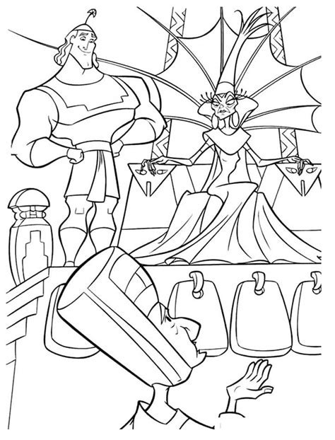 Emperors New Groove Coloring Pages Best Coloring Pages For Kids