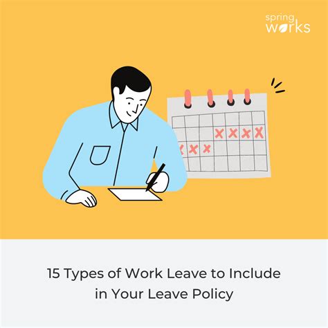 15 Types Of Work Leave To Include In Your Leave Policy Springworks Blog