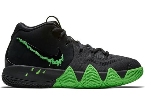Kids Nike Kyrie 4 Gs Halloween Black Rage Green Aa2897 012 Walmart