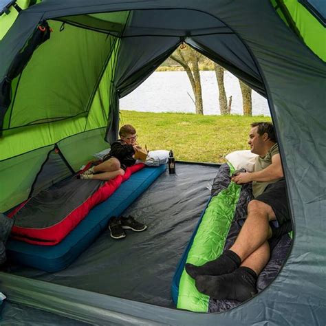 Kiwi Camping Kea 4e Recreational Dome Tent Green Complete Outdoors Nz