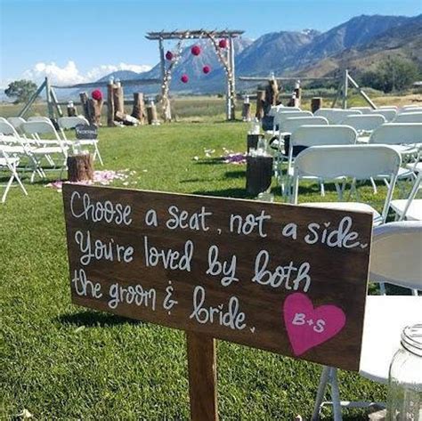 Outdoor Wedding Decor Rustic Wedding Sign Ceremony Signage Etsy
