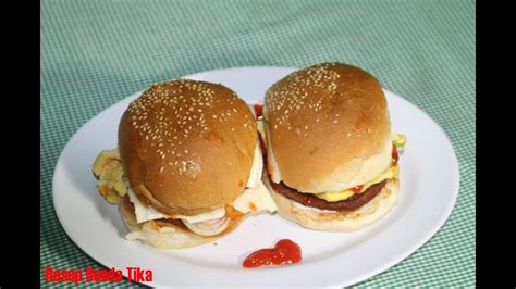 Tutorial kuliner | burger merupakan olahan makanan yang dibuat dari perpaduan sayuran, roti dan ditambahkan dengan daging. Resep Burger Daging Sapi Ala Rumahan - YouTube