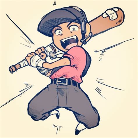 Team Fortress 2 Scout Drawing By Virtualpixls On Deviantart