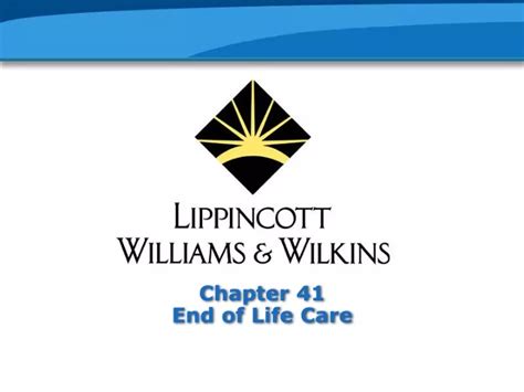 Ppt Chapter 41 End Of Life Care Powerpoint Presentation Free