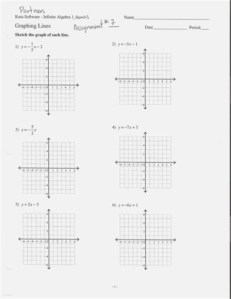 Matching Equations To Graphs Worksheet Pdf Equations Worksheets