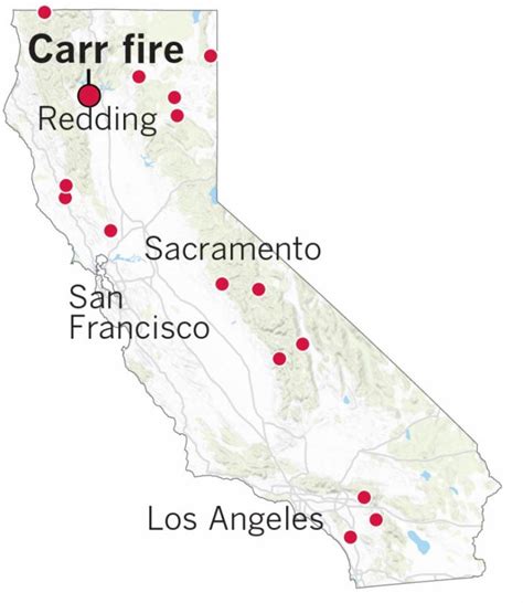 Heres Where The Carr Fire Destroyed Homes In Northern California