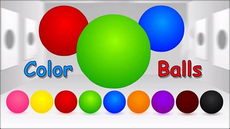 Learn Colors With Balls Animated Teach Colours Baby Children Kids