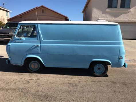 1966 Ford Econoline Van Blue Manual Pick Up Only Classic Cars For Sale