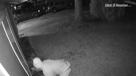 Peeping Tom Caught On Home Surveillance Camera Youtube