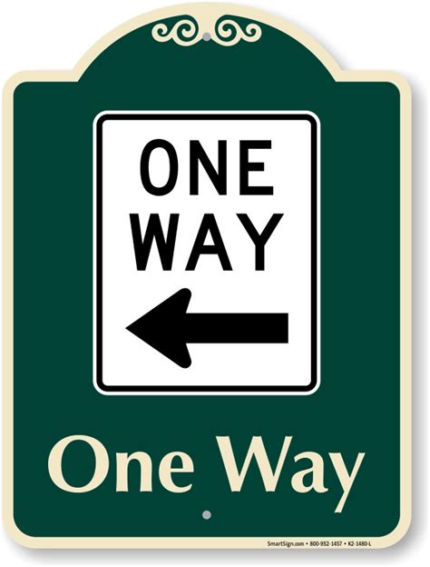Download One Way Sign Full Size Png Image Pngkit