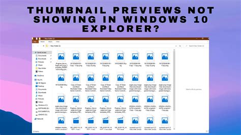 Thumbnail Previews Not Showing In Windows 10 Softwarehope