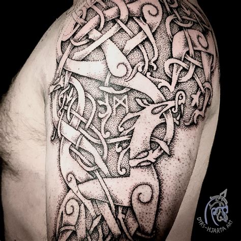 Sacred Knot Tattoo Celtic And Nordic Art By Sean Parry Llandudno Uk