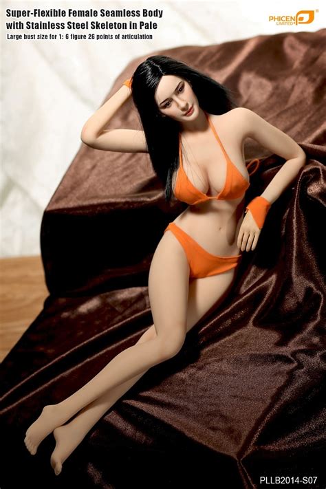 16 Scale 12 Figure Doll Sexy Asian Women Super Flexible Seamless Body
