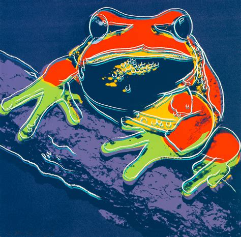 Andy Warhol Pine Barrens Tree Frog From Endangered Species Series