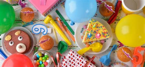 Accessories For Children S Parties Stock Photo Image Of Entertainment